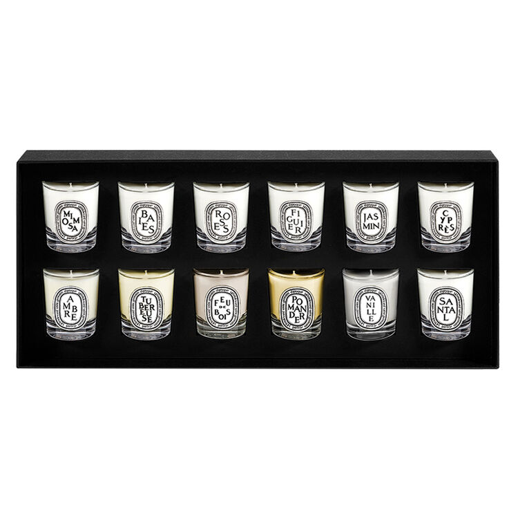 Diptyque Exclusive Set of 12 Mini Candles Space.NK USD