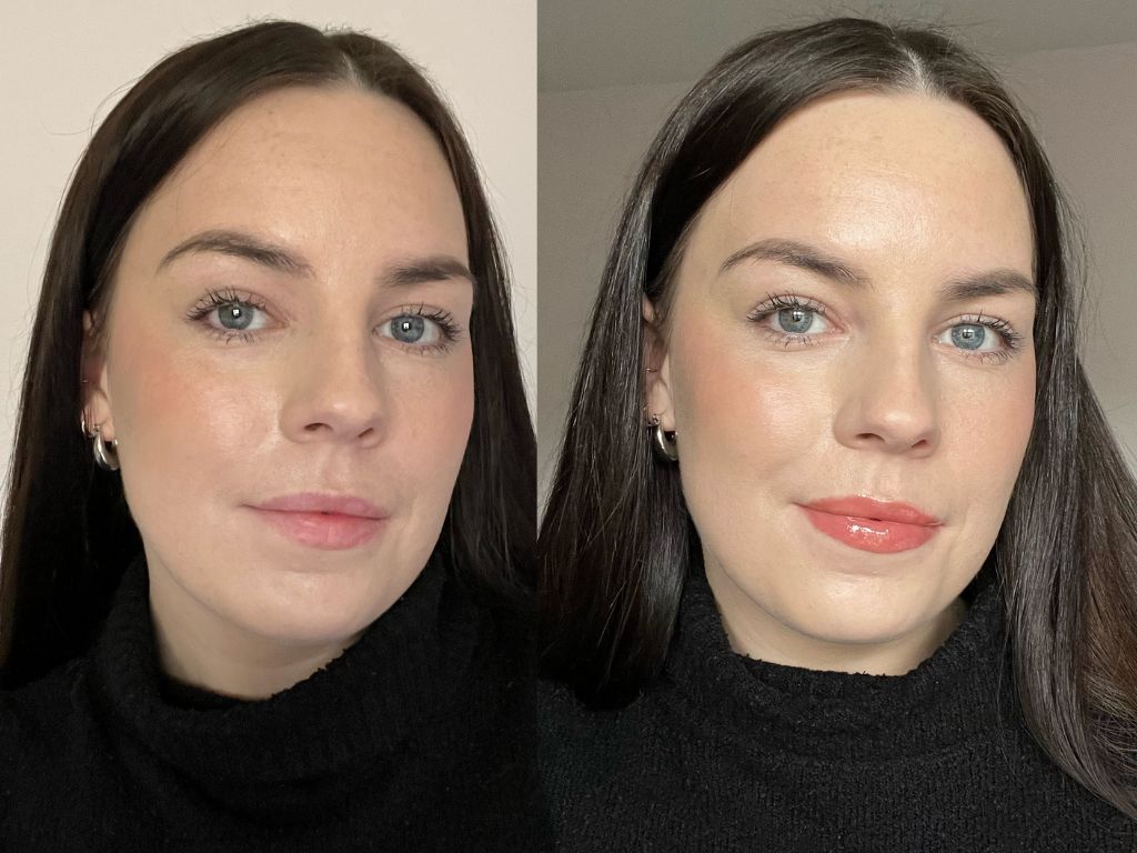 Before and after Charlotte Tilbury lip plumper | Space NK