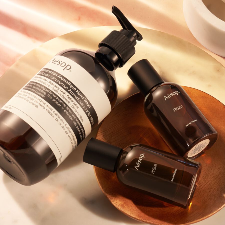 Maak kennis met de Aesop-artikelen die in elke badkamer thuishoren