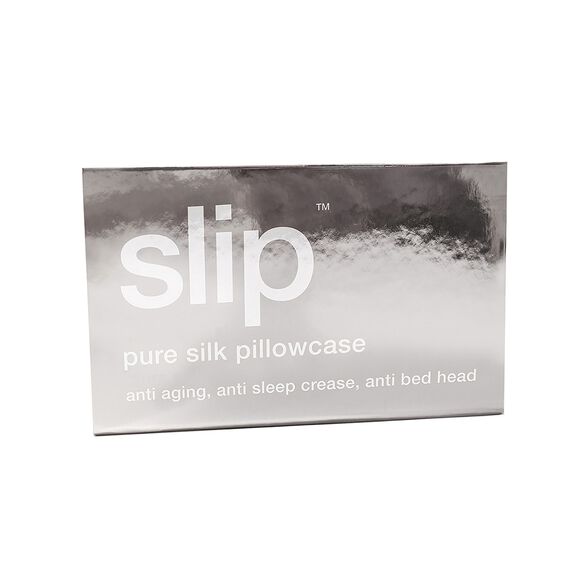 Silk Pillowcase - Queen Standard, SILVER, large