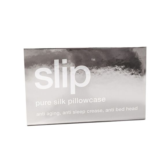 Silk Pillowcase - Queen Standard, SILVER, large, image3