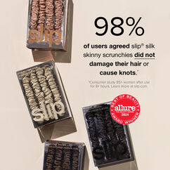 Pure Silk Skinny Scrunchies - Cornflower, , large, image8