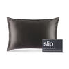 Silk Pillowcase - Queen Standard, CHARCOAL, large, image1