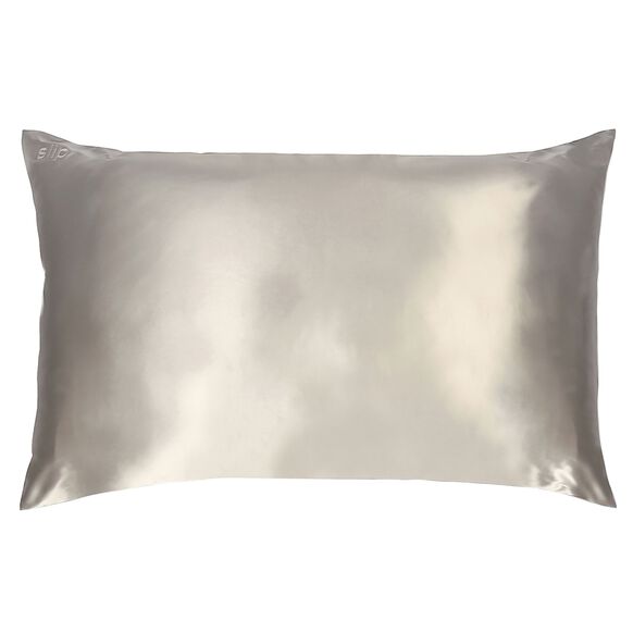 Silk Pillowcase - King, SILVER, large, image1