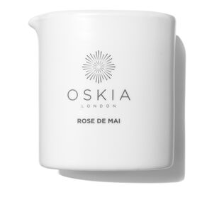 Bougie de massage lissant la peau Rose de Mai