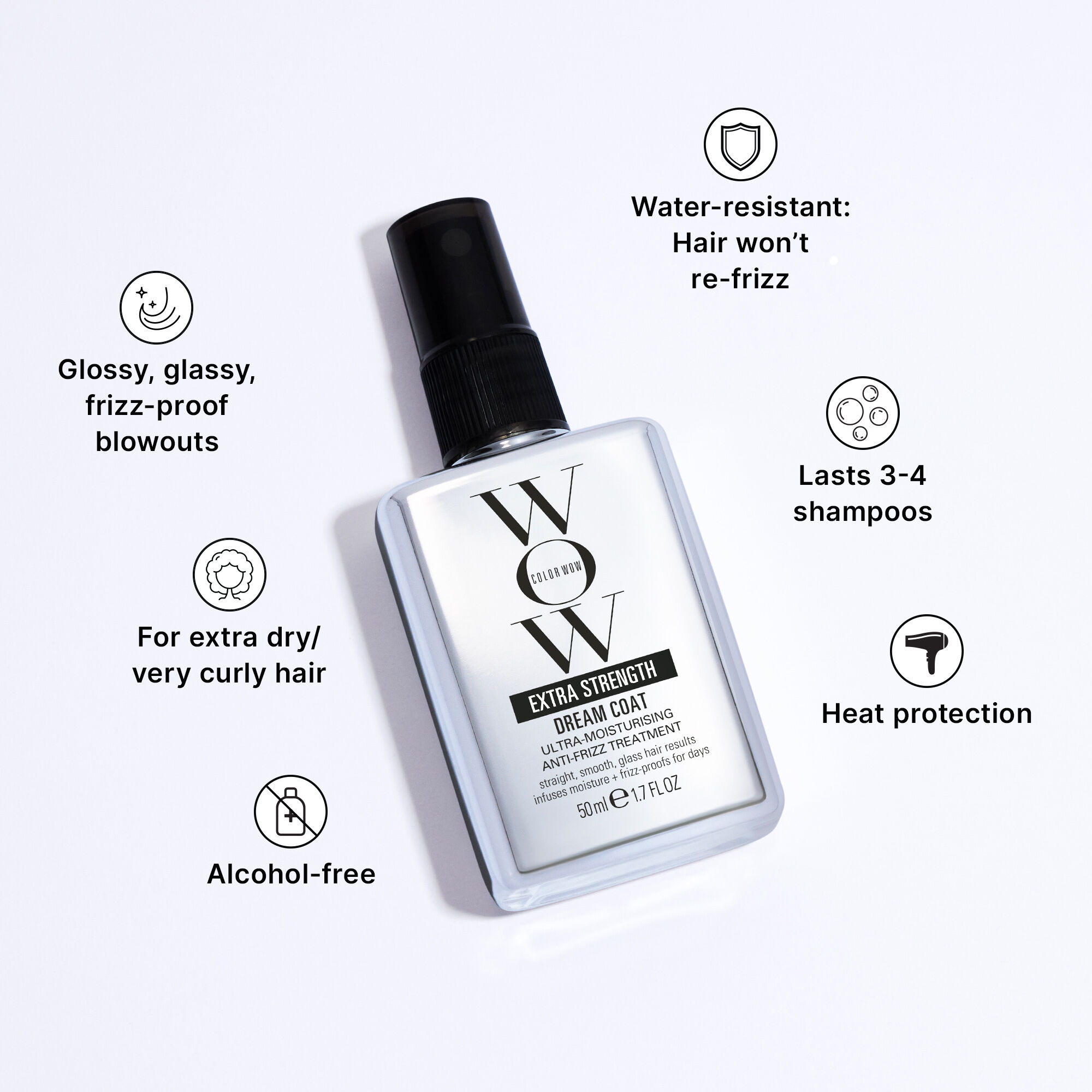 Color Wow Extra Strength Dream Coat (50ml, 200ml) | Space NK