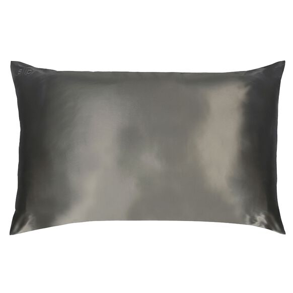 Silk Pillowcase - King, CHARCOAL, large, image1