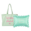 Pure Silk Travel Pillow and Beach Bag - Les Vacances, , large, image1