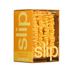 Pure Silk Skinny Scrunchies - Golden, , large, image3