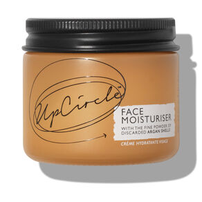 Face Moisturiser With The Fine Powder Of Discarded Argan Shells