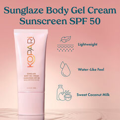 Sunglaze Body Gel Cream Sunscreen SPF50, , large, image11