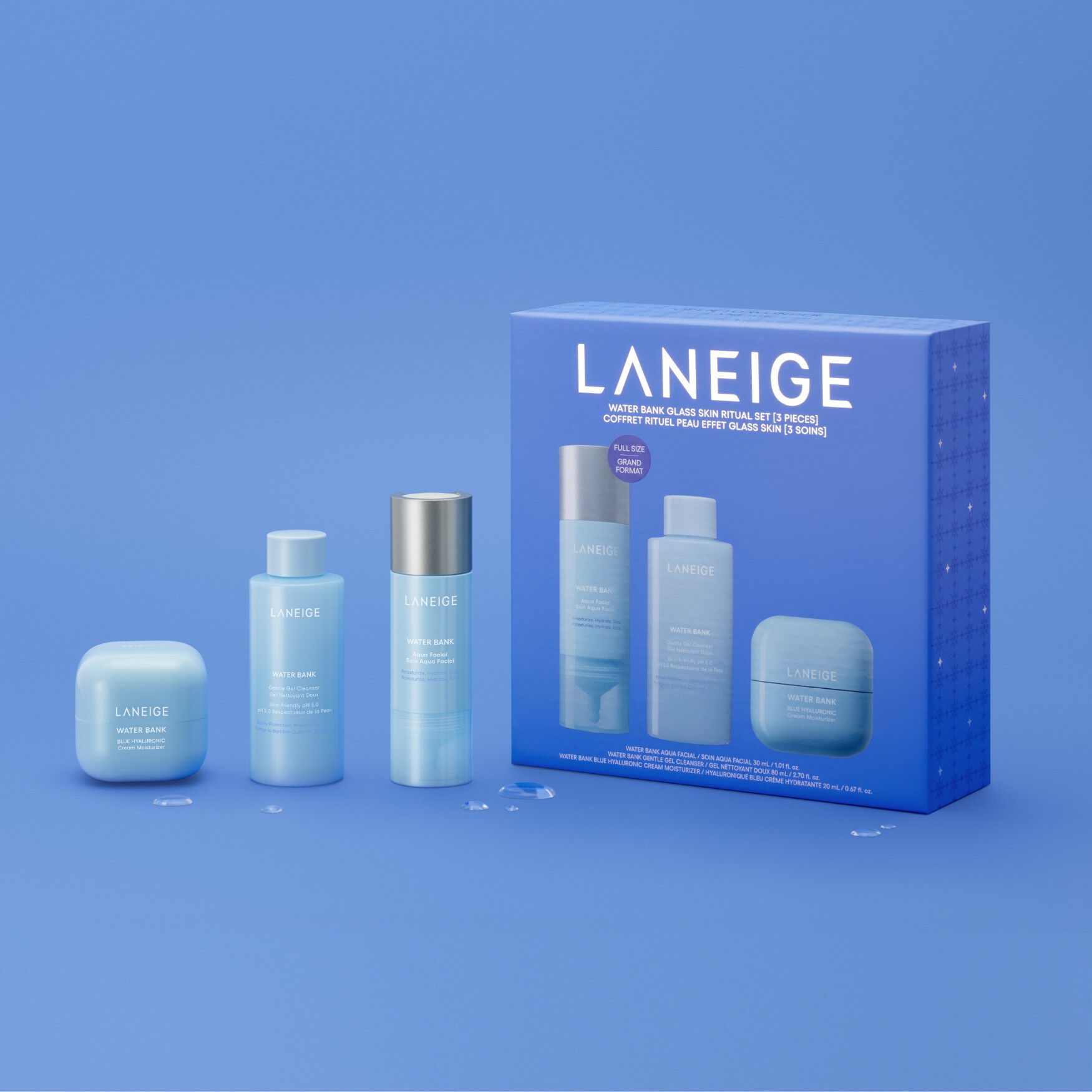 LANEIGE Water Bank Glass Skin Ritual | Space NK