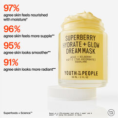 Superberry Hydrate + Glow Dream Mask, , large, image9