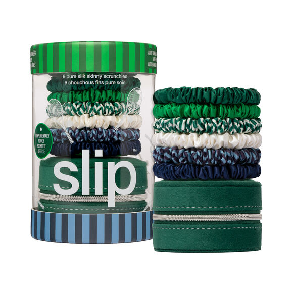 Pure Silk Skinny Scrunchies - Hair On Point, , large, image1