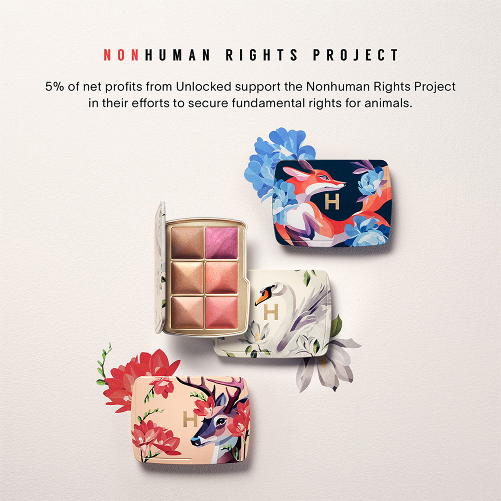 チーク Hourglass Ambient swan Hourglass Ambient Lighting Edit- Unlocked Swan Palette BRAND