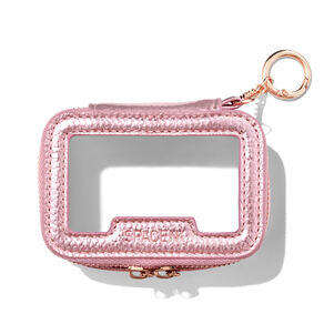 Micro Travel Bag Charm Pink