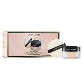 Indulgent Icons Ultra-Blur Translucent Loose Setting Powder + Puff