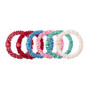 6 Pack Skinny Scrunchies and Pouch - High Tide, , large, image2