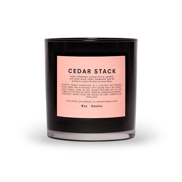 Cedar Stack Scented Candle, , large, image1