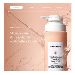 The Brightener Vitamin C Brightening Body Wash, , large, image6