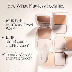 Real Flawless Feathermatte Powder Foundation, 4W CREME BRULEE , large, image5