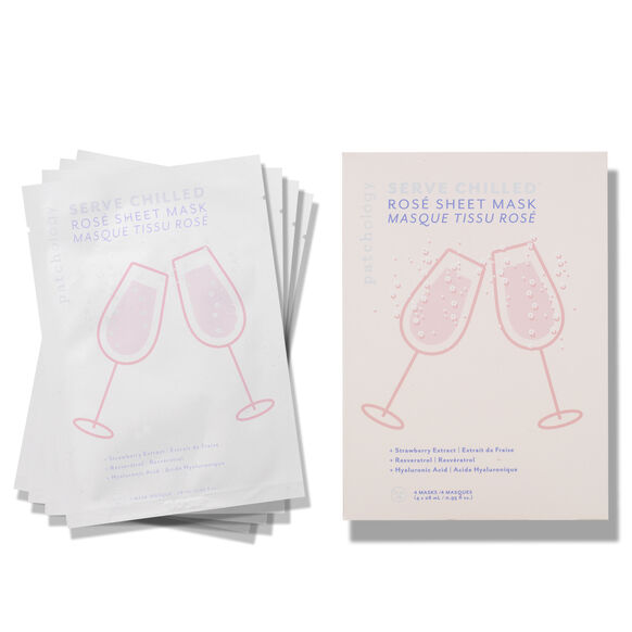 Serve Chilled Rosé Sheet Mask, , large, image1