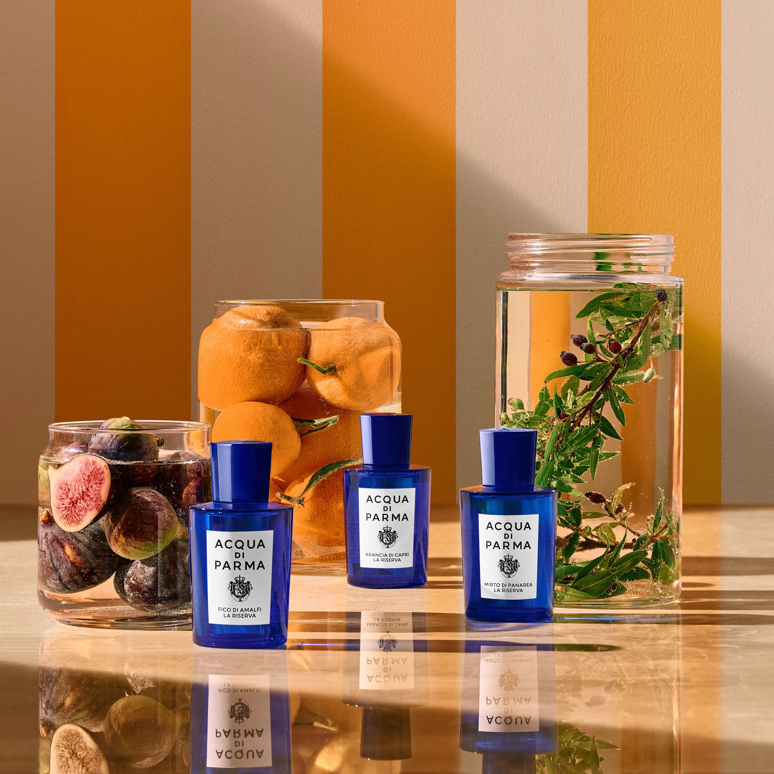 ACQUA DI PARMA Arancia di Capri セット Acqua di Parma Blu Mediterraneo Arancia di Capri Eau de