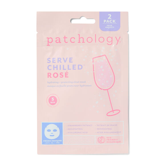 Serve Chilled Rosé Hydrating & Protecting Sheet Mask- 2-Pack