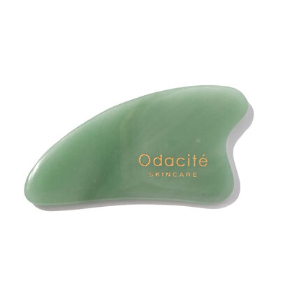 Crystal Contour Gua Sha Green Aventurine Beauty Tool