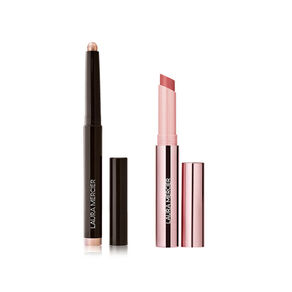 Night Out Essentials - Caviar Stick In Shade Rose Gold & High Vibe Lip in Shade Snap