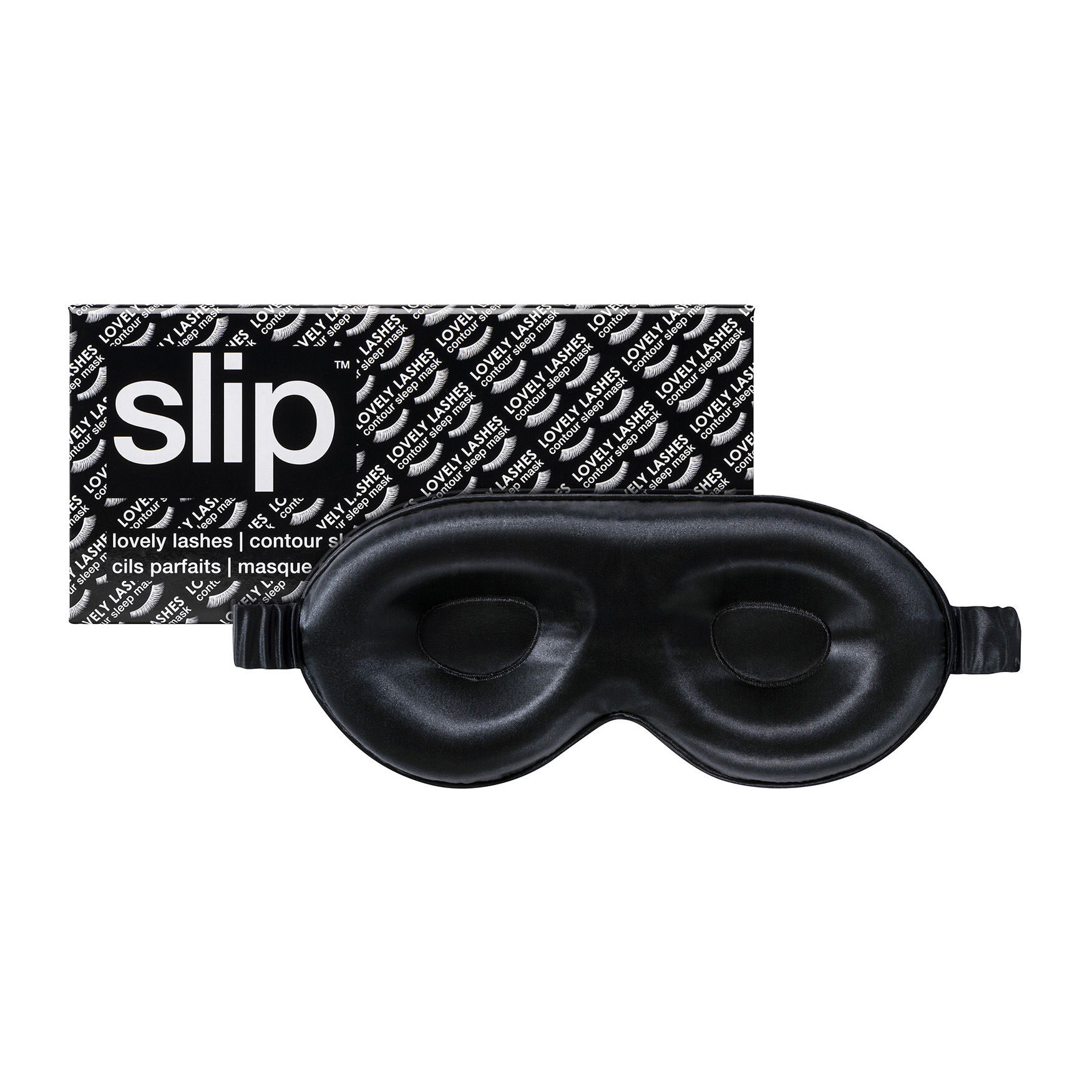 Contoured clearance eye mask