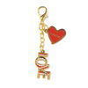 Love and Heart Festive Key Charm