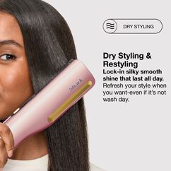 SilkiPro Straight Hair Straightener + Dryer in One Tool - Strawberry Matcha, , large, image8