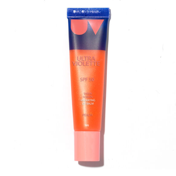 Sheen Screen Hydrating Lip Balm SPF 50, PEACH, large, image1