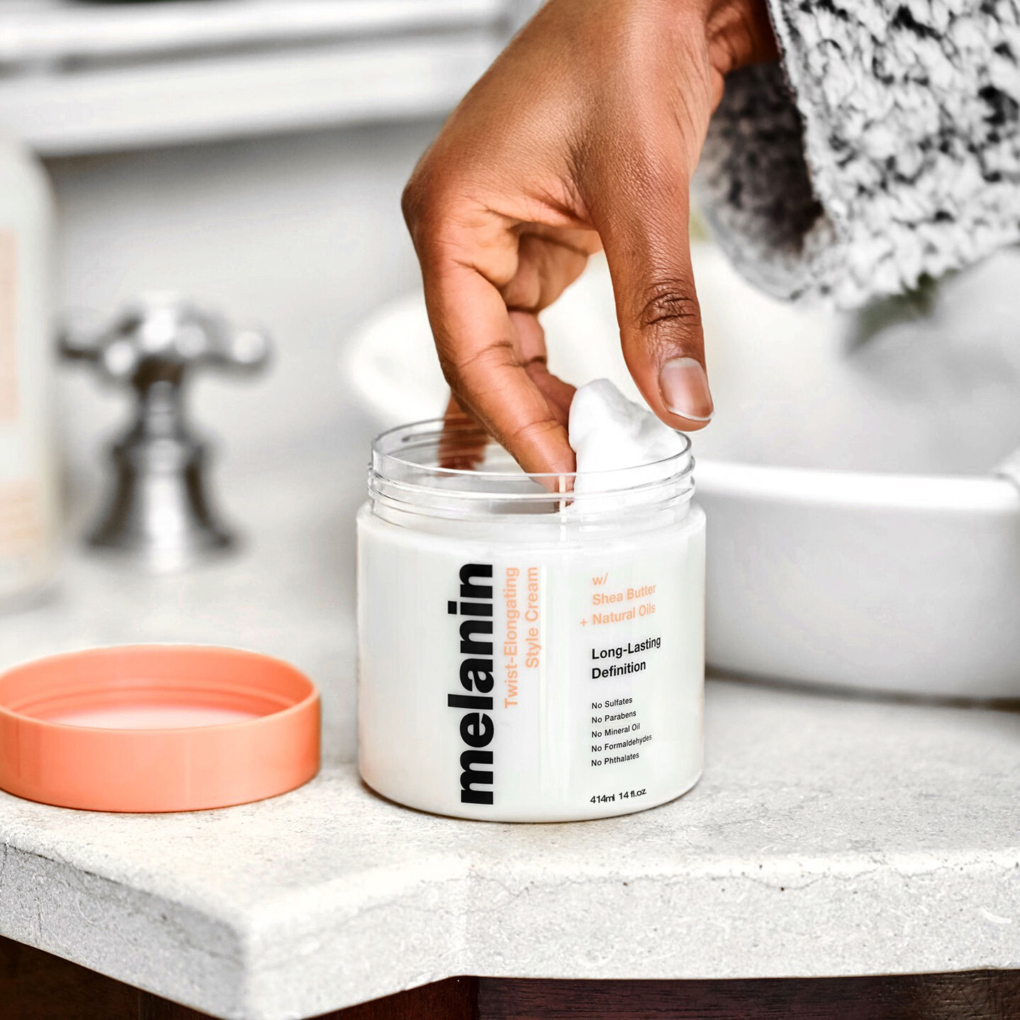 Melanin Haircare Twist-Elongating Style Cream | Space NK