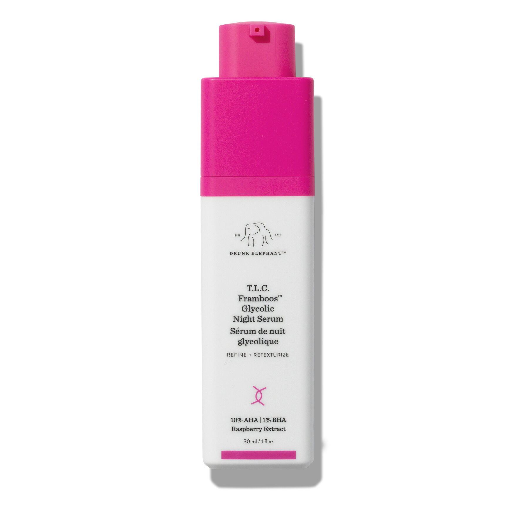Drunk Elephant T.L.C. Framboos Glycolic Night Serum | Space NK