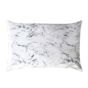 White Marble Slipsilk Queen Pillowcase