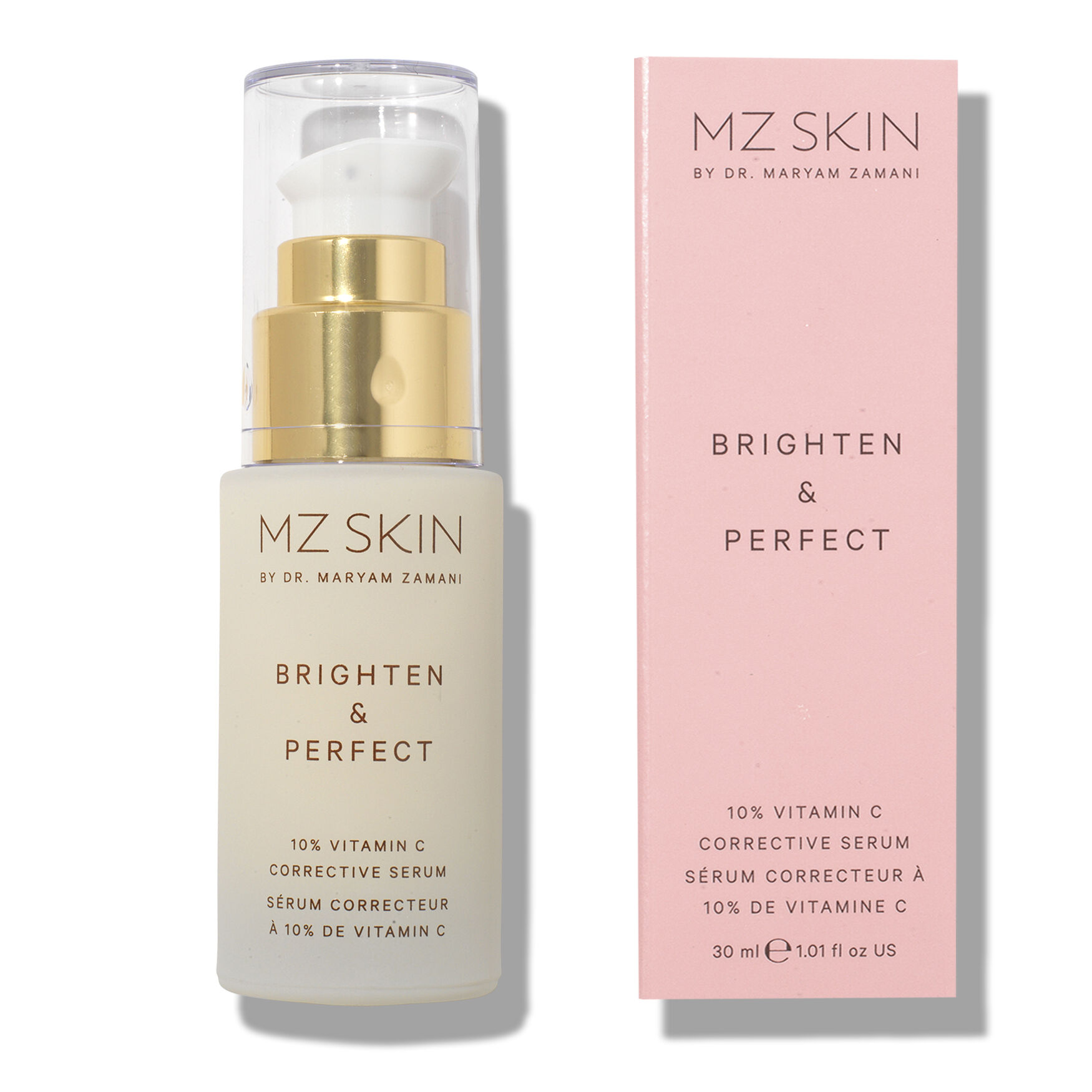 MZ SKIN Brighten & Perfect 10% Vitamin C Corrective Serum | Space NK