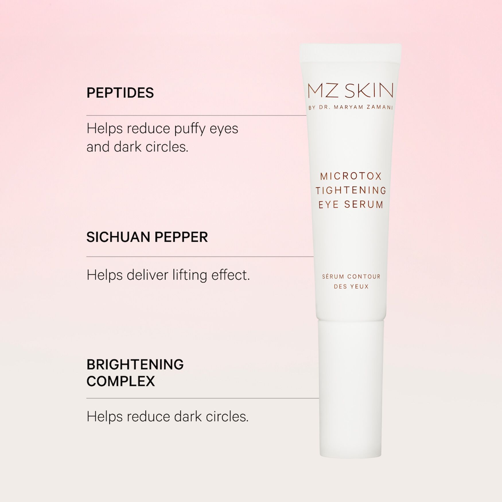 【極美品】Non-Surgical Skin Tightening and Li MZ SKIN Microtox Tightening Eye Serum | Space NK