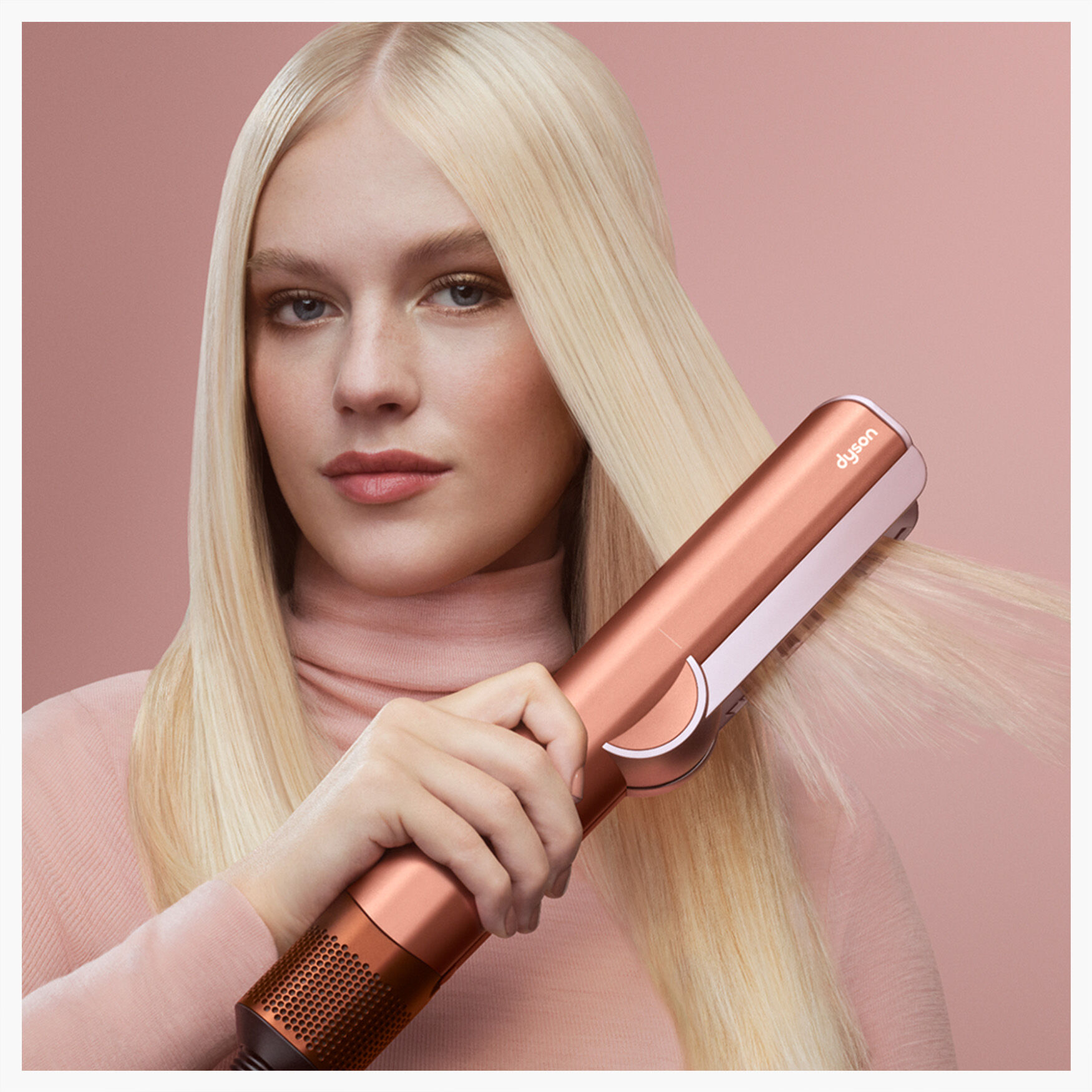 Dyson Airstrait™ Dryer and Straightener- Amber Silk | Space NK