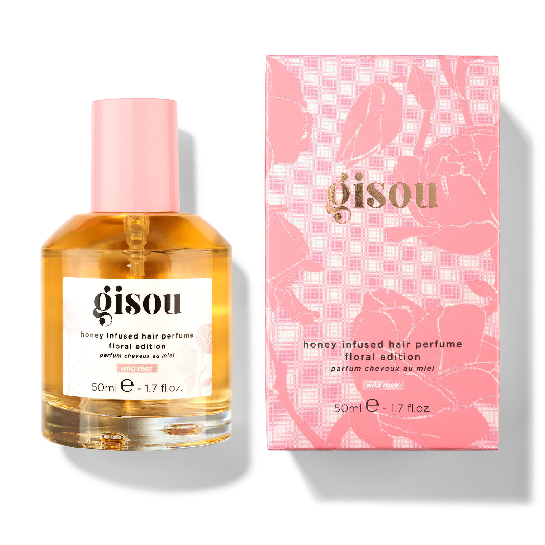 Gisou Honey Infused Hair Perfume - Wild Rose | Space NK