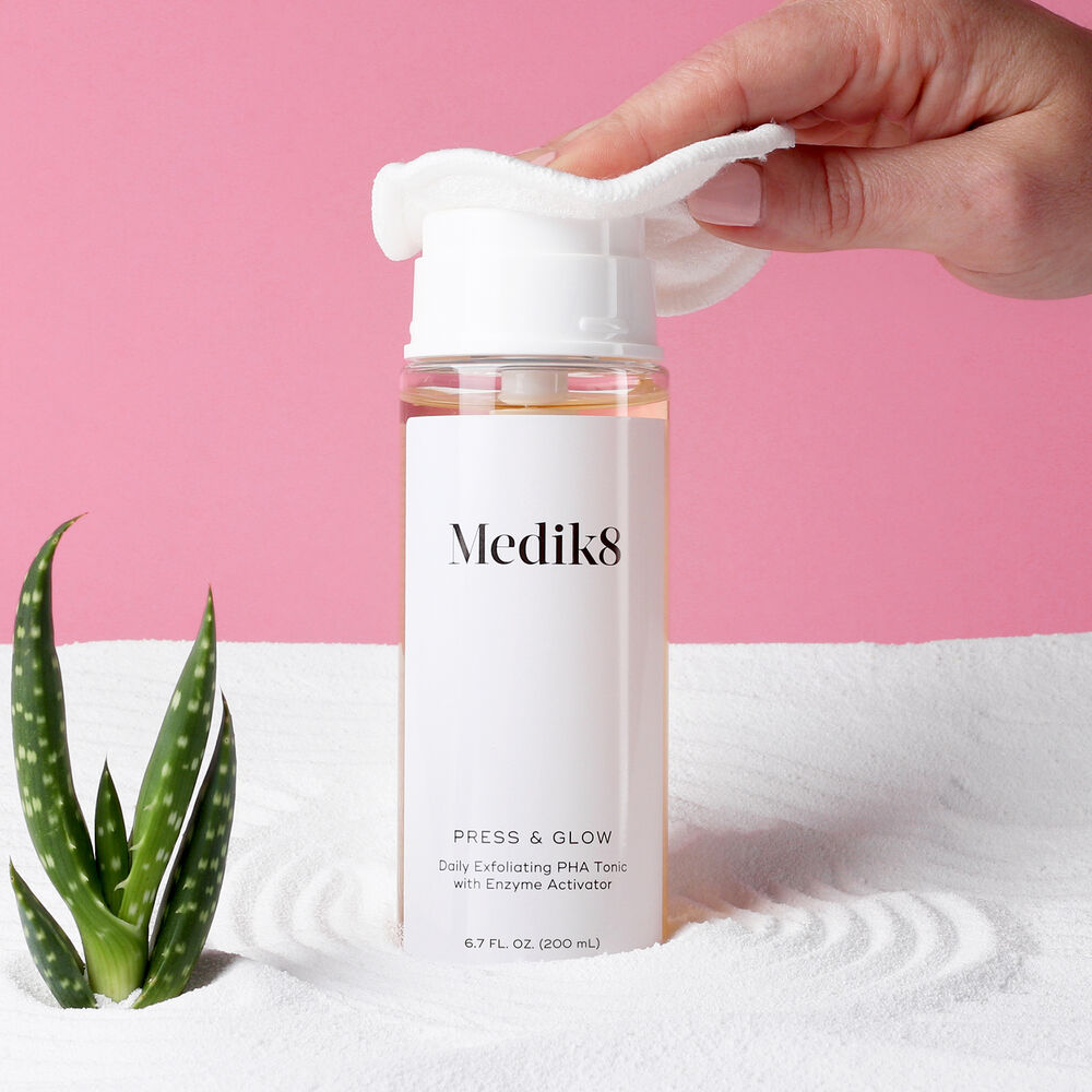 Medik8 Press & Glow Daily Exfoliating PHA Tonic with Enzyme Activator Space NK