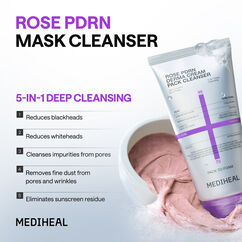 Derma Cream Pack Cleanser Rose PDRN, , large, image3