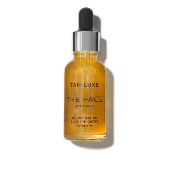 The Face Anti-Age Tan Drops, MEDIUM/DARK 30ML, large, image1