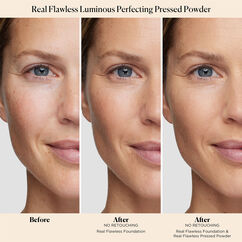 Real Flawless Luminous Perfecting Pressed Powder, TRANSLUCENT HONEY , large, image4