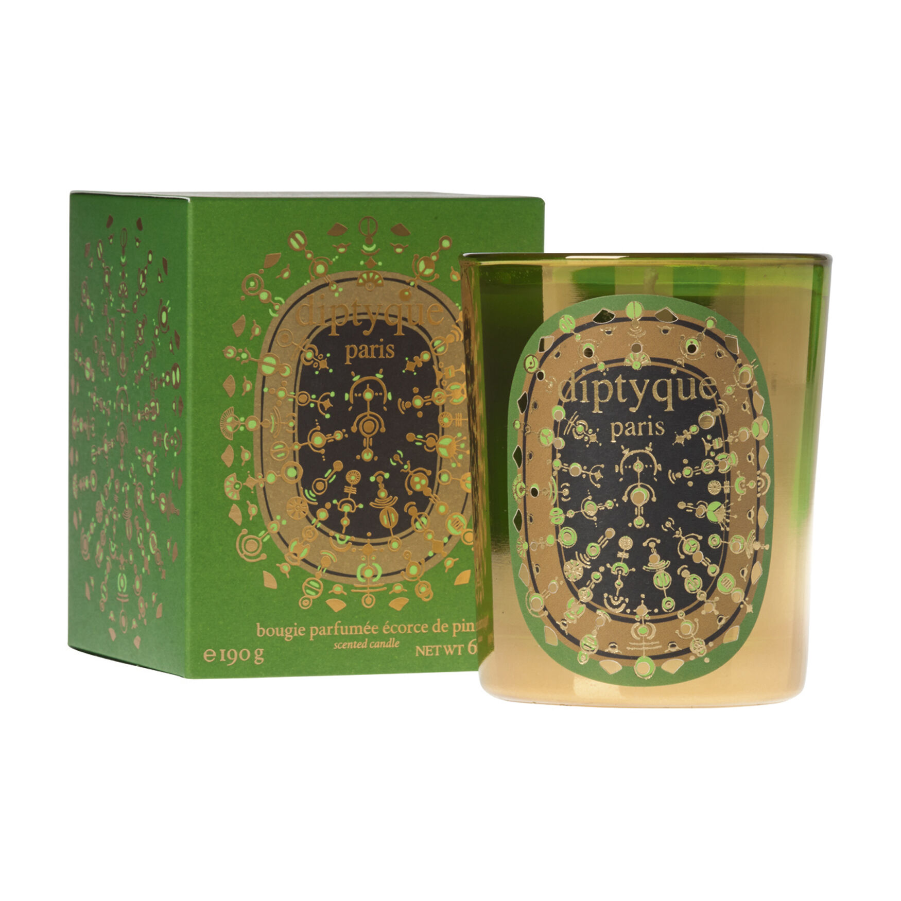 Diptyque Ecorce de Pin Scented Candle Pin on Fragrance Packaging
