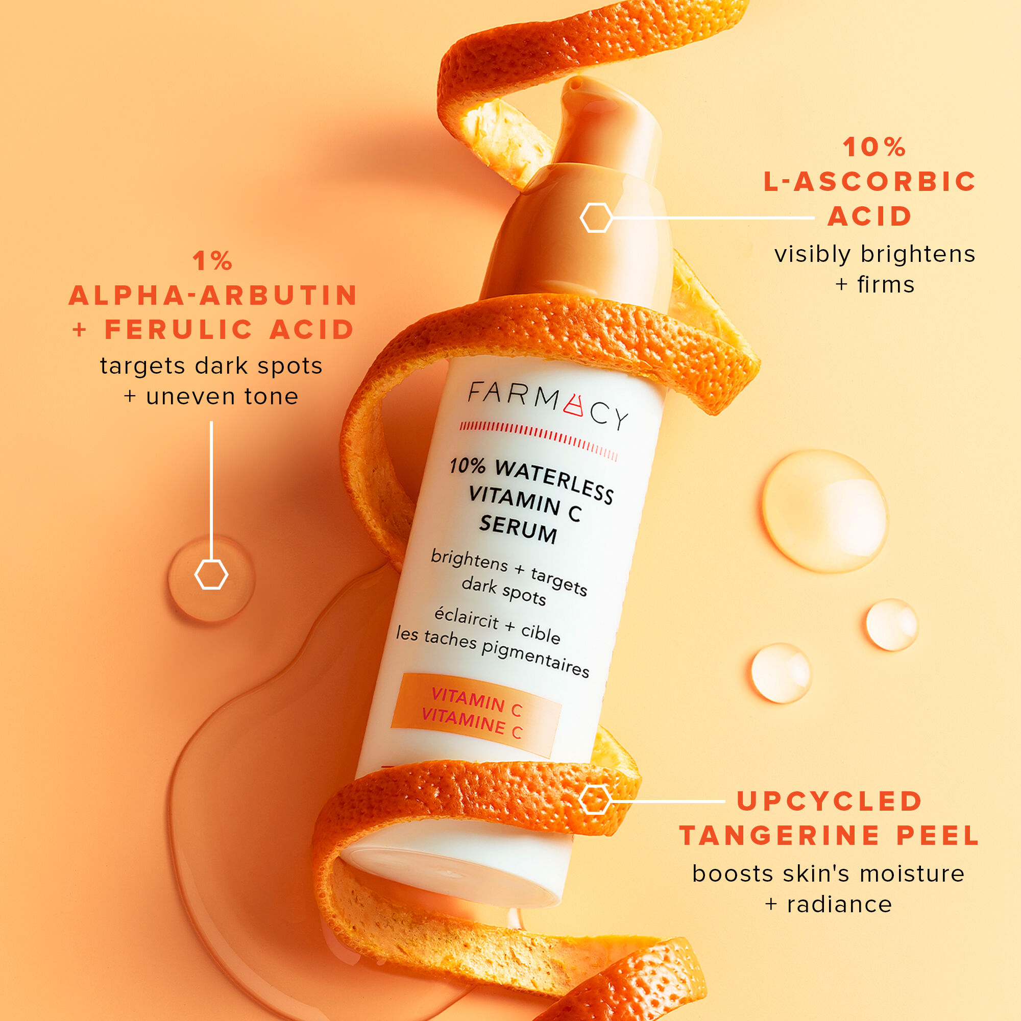 Farmacy Beauty 10% Waterless Vitamin C Serum | Space NK