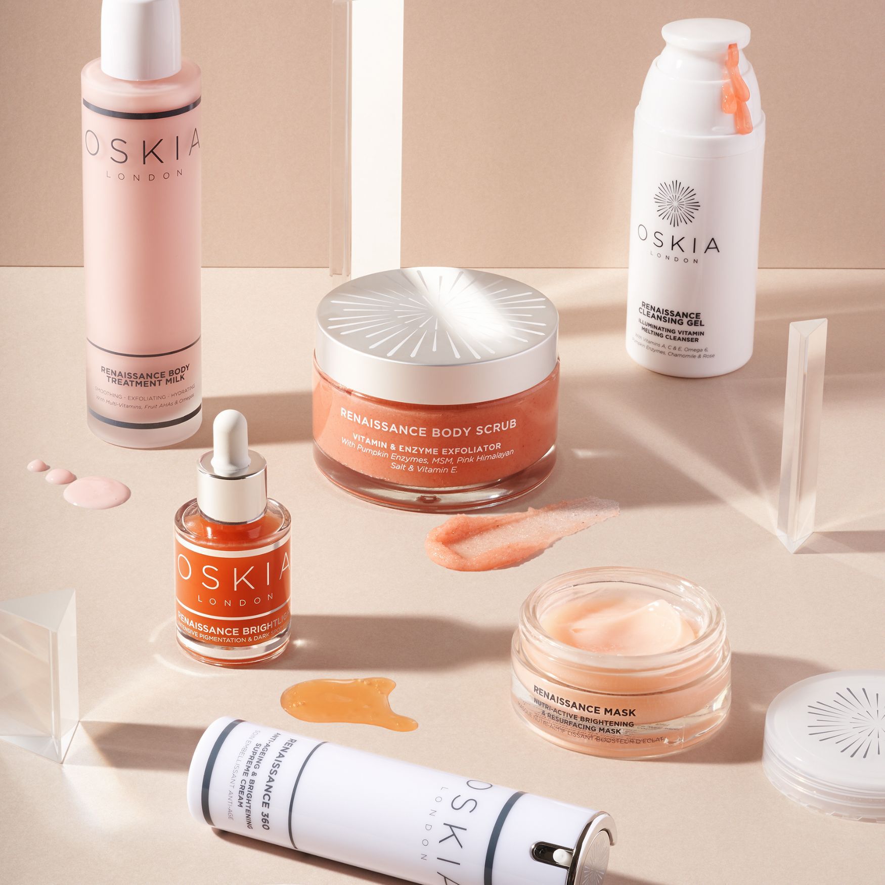 Oskia Renaissance Cleansing Gel Illuminating Vitamin Melting
