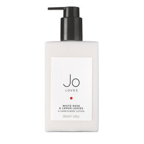 Lotion pour les mains et le corps à la rose blanche et aux feuilles de citron