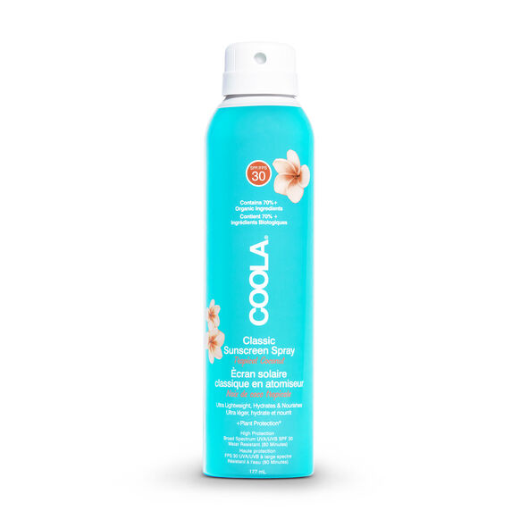 Classic Body Organic Sunscreen Spray SPF 30 Tropical Coconut, , large, image1